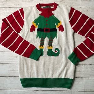 Ugly Christmas Sweater Little Elf Sweater - M